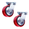 Колесо поворотное PU/металл (C550S/PU1340CB3ra/TG) 125 мм